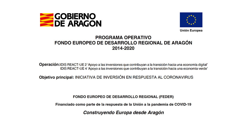 Programa Operativo Fondo Europeo de Desarrollo Regional de Aragón 2014-2020