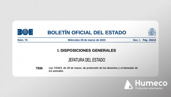 La Ley de Bienestar Animal entra en vigor