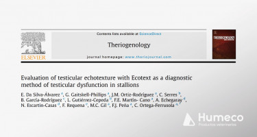 Ecotext como método de diagnóstico de disfunción testicular en sementales