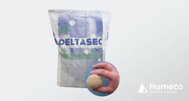 DELTASEC, polvo secante súper absorbente de suelos y camas